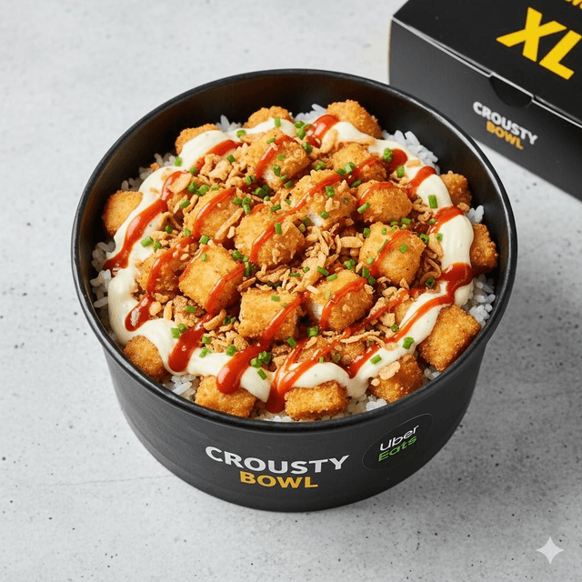 Menu Tasty crousty rice taille XL (entrée, boisson, dessert)